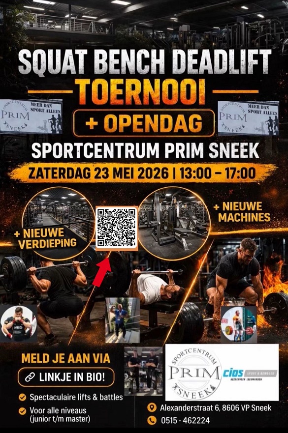 Open Dag, Squat Bench Deadlift Toernooi